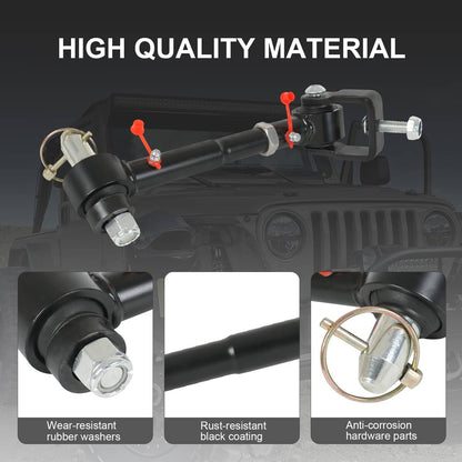 Bethesda Industrial Quick Disconnect Sway Bar Links For 98-06 TJ Cherokee 84-01 XJ with 2.5-6" Lifts