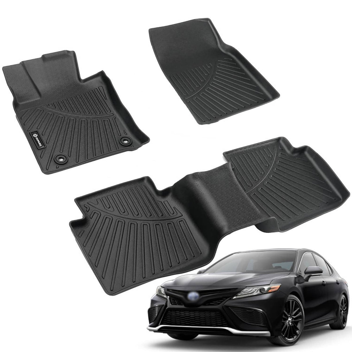 Bethesda Industrial TPE Floor Mats Liner For 2018 2019 2020 2021 2022 203 2024 2024 Toyota Camry FWD