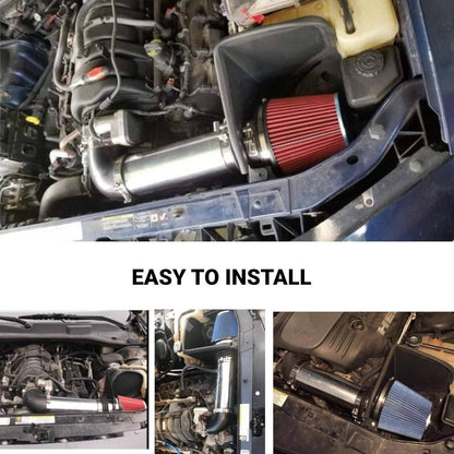 Bethesda Industrial 4" Heat Shield Cold Air Intake For 2005-2010 Dodge SRT-8 5.7L 6.1L V8 Engine