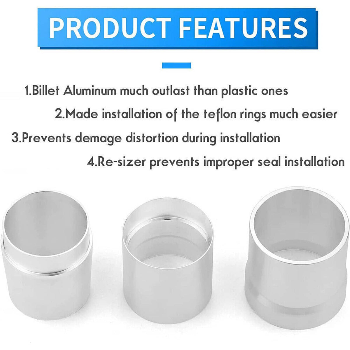 Bethesda Industrial Turbine Stator Shaft Teflon Seal Installer/Resizer Transmission Tool For GM 4L60