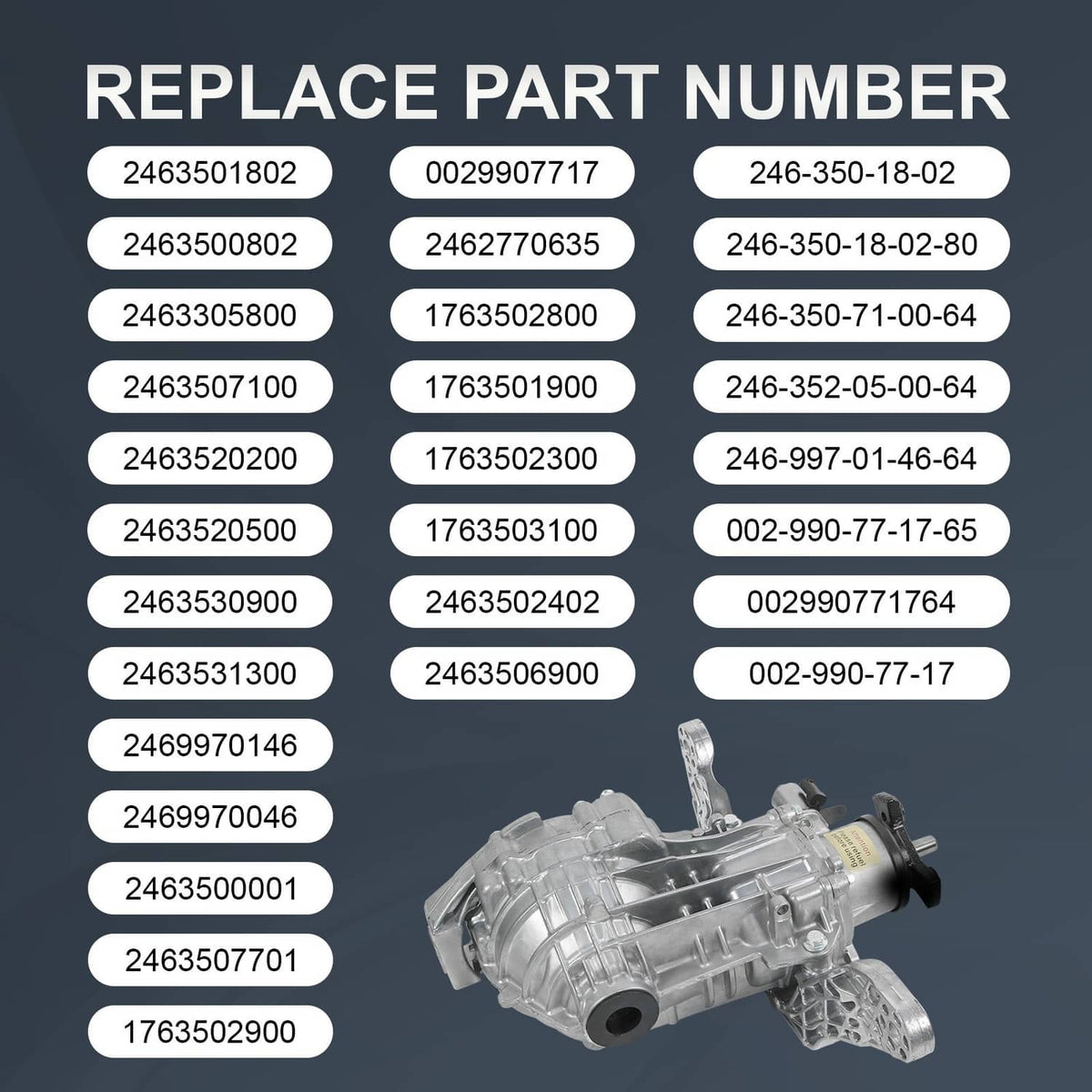 Bethesda Industrial Rear Axle Differential Assembly FIT Mercedes Benz CLA45 A45 AMG A250 B250 4Matic
