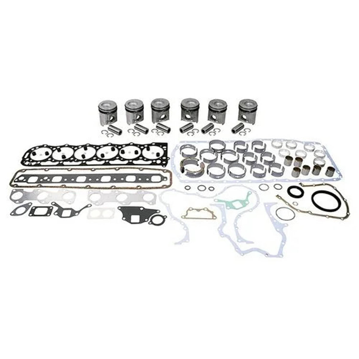 Bethesda Industrial Engine Rebuild Kit - Less Bearings - .040" Oversize Pistons fits Ford 7840