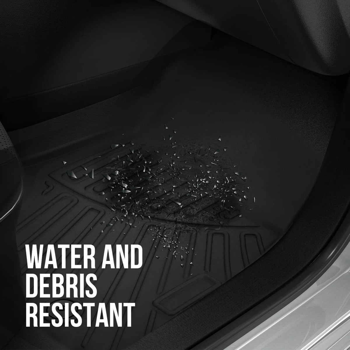 Bethesda Industrial All Weather Front Rear Floor Mats & Cargo Liners For Jeep Grand Cherokee L 21-25