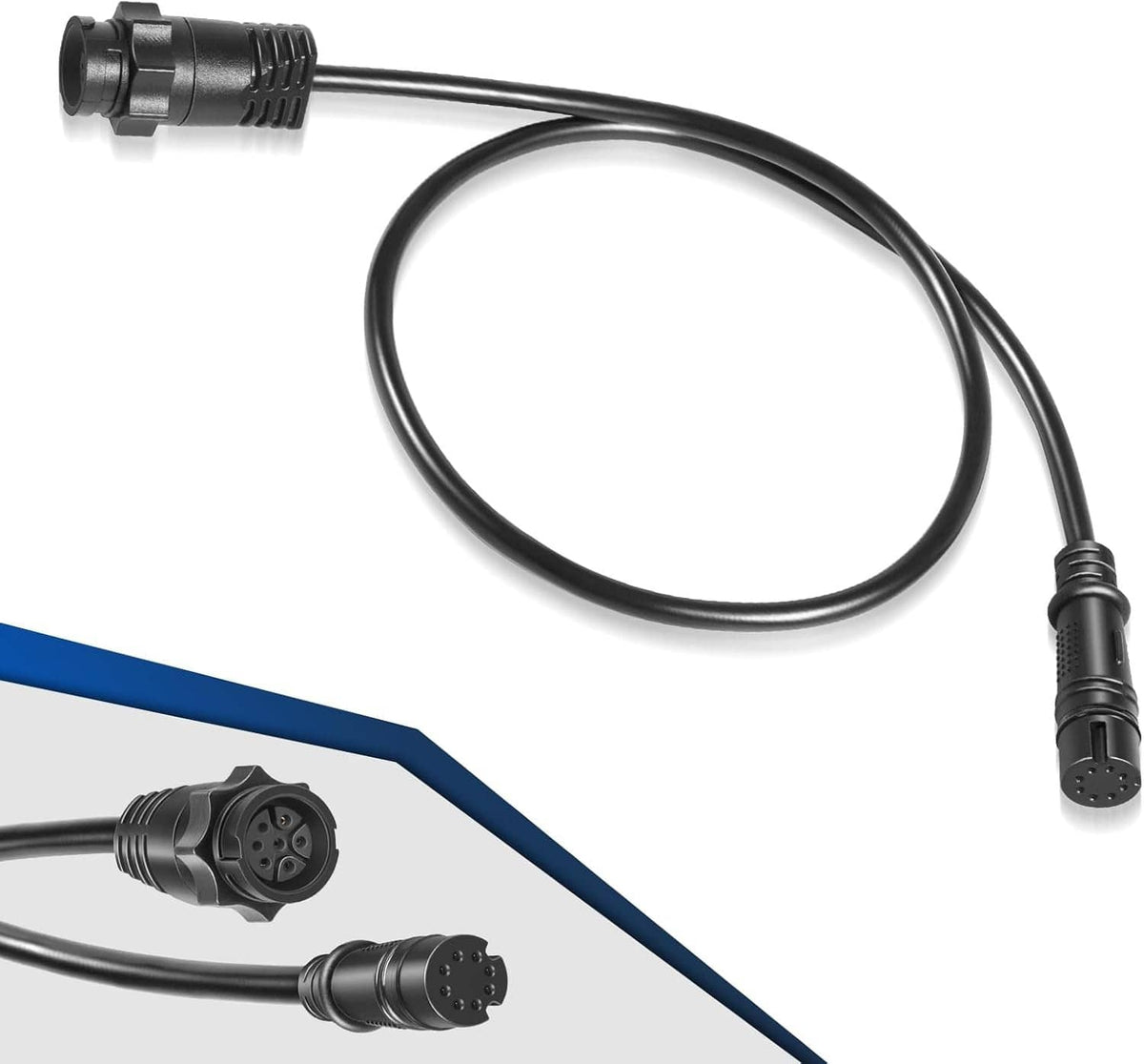 Bethesda Industrial 000-14068-001 7-Pin Transducer Adapter Cable for Lowrance Hook²/Reveal & Cruise