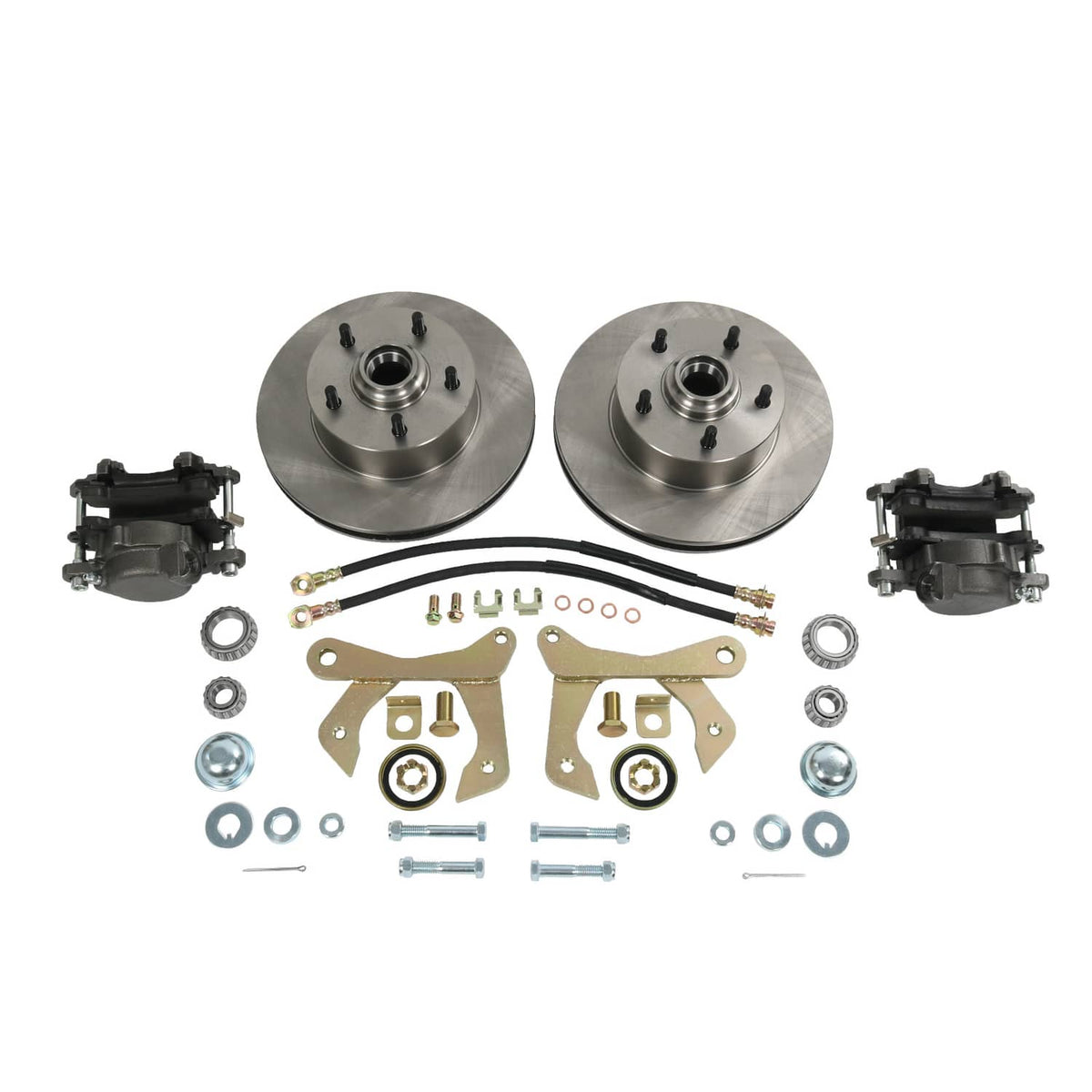 Bethesda Industrial Front Disc Brake Kit For Chevy Car 1955-1957 5 on 4.75" Bolt Pattern, Natural
