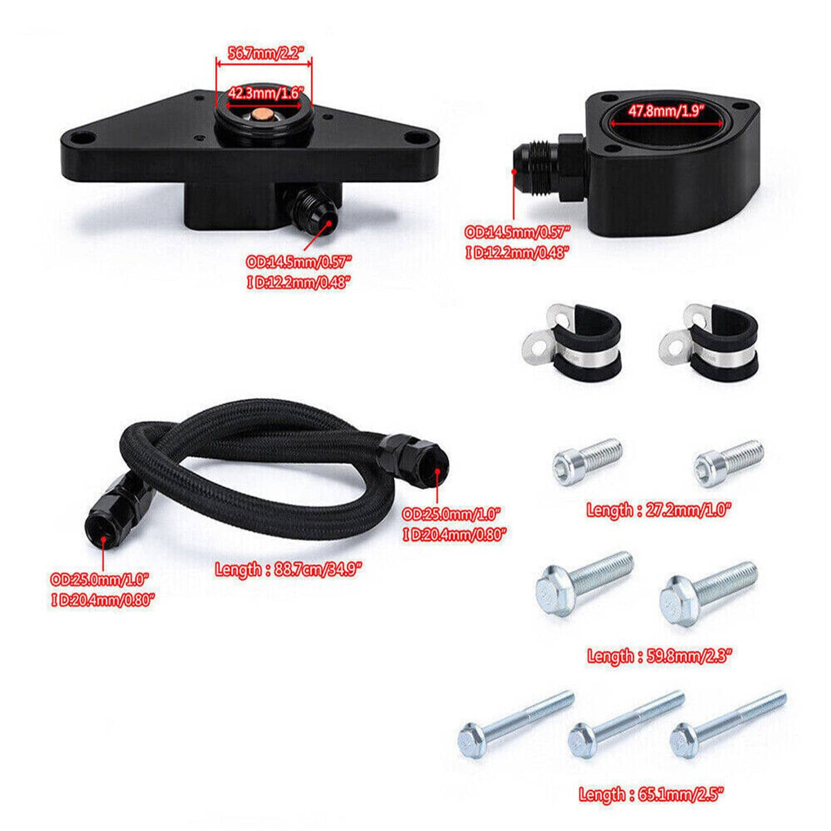 Bethesda Industrial Freeze Coolant Bypass Kit For 2003-2007 Dodge Ram 5.9L & Cummins 6.7L 2007.5-18