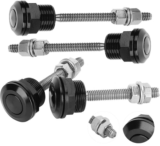Bethesda Industrial 4Pcs Push Button Quick Release Hood Bonnet Pins Lock Clip Car Bumper Latch Kits