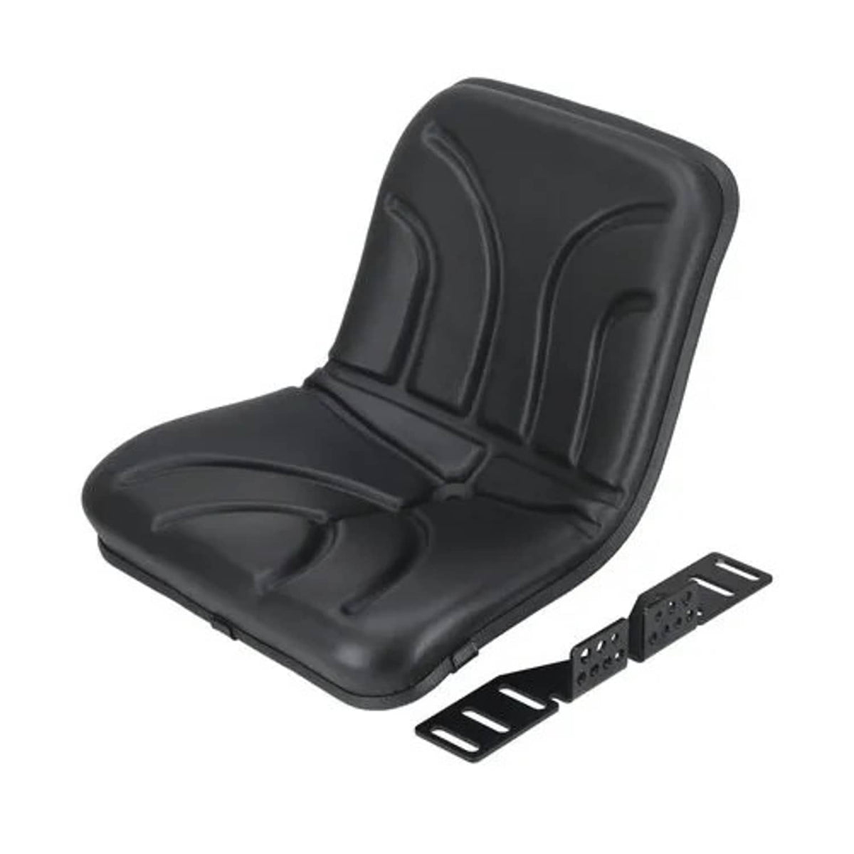 Bethesda Industrial Dishpan Seat Narrow Flip Style Vinyl Black fits International