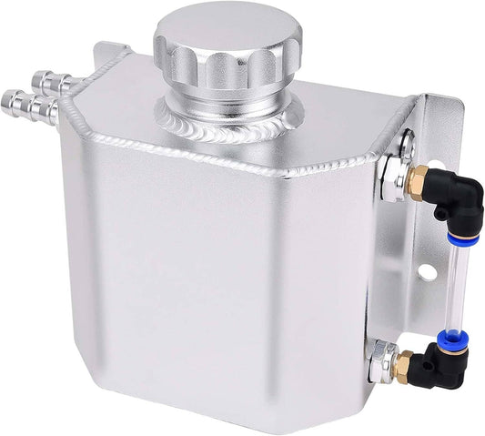 Bethesda Industrial Universal 1L Aluminum Radiator Coolant Overflow Bottle Recovery Water Tank