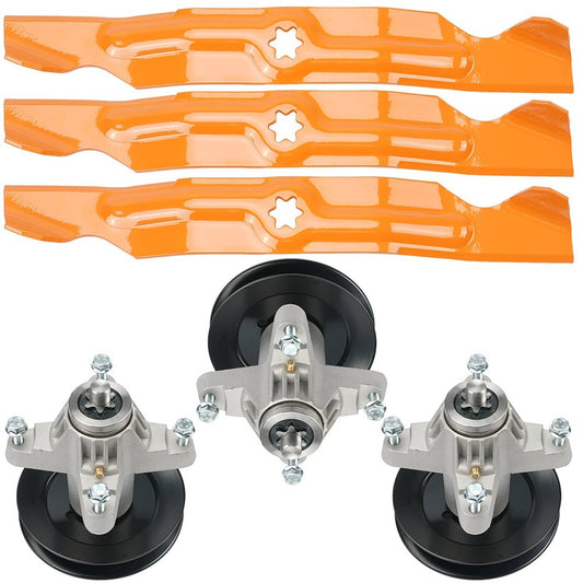 Bethesda Industrial Spindle Blade Rebuild Kit fits for MTD Cub Cadet RZT 50" RZT50" Deck 942-04053