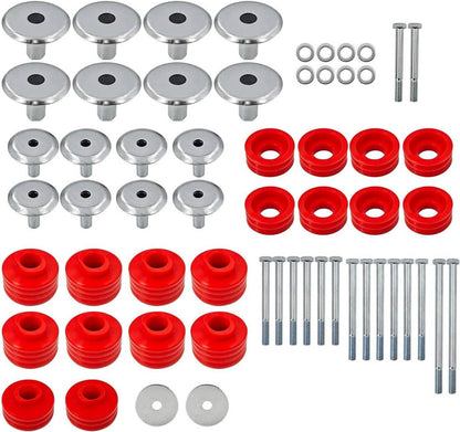 Bethesda Industrial Body Cab Mount Bushings Kit for 1999-2007 Ford F250 F350 Super Duty KF04058BK