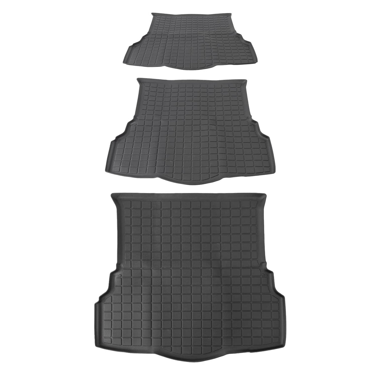 Bethesda Industrial All Weather Floor Mats & Cargo Liner Black For Ford Fusion Non Hybrid 2017-2020