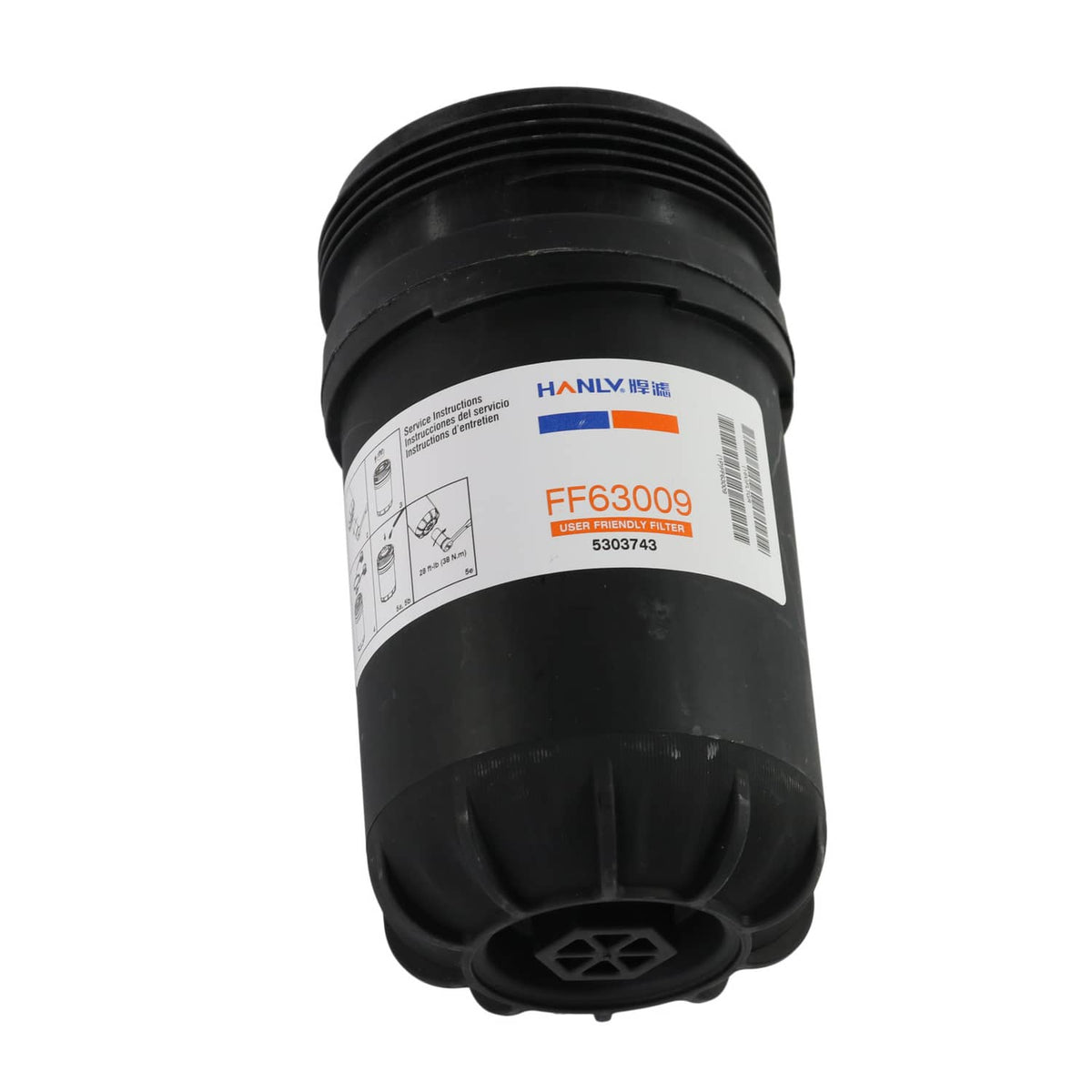 Bethesda Industrial 3Pcs FF63054NN Engine Fuel Filter FF63009 Fit For Cummins Part 5303743 FF63009