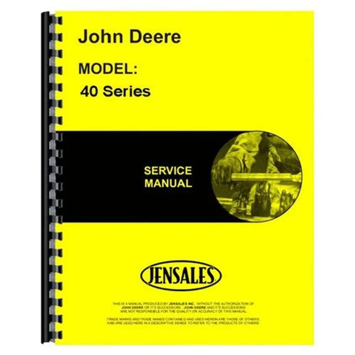 Bethesda Industrial Service Manual fits John Deere 40 40