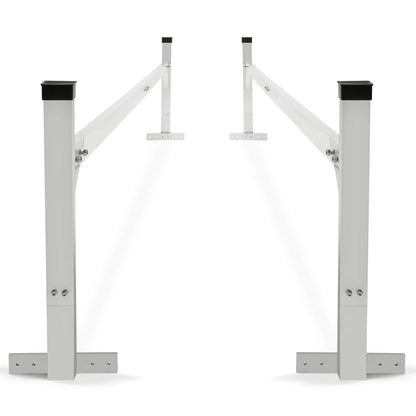 Bethesda Industrial Adjustable Roof Mount Ladder Rack Bracket 400 lbs For Universal Trailer 4'-8.5'