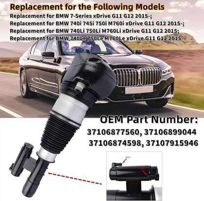 Bethesda Industrial 1 Pair For BMW 7 Series G11 G12 740i 750i EDC xDrive Front Air Suspension Struts