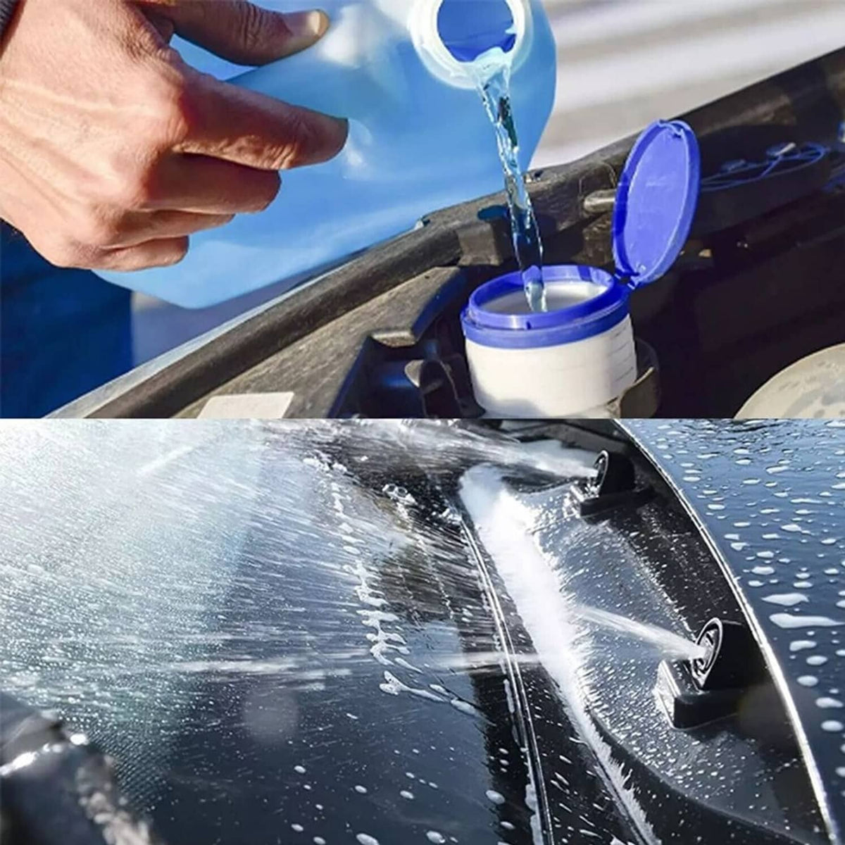 Bethesda Industrial 1.7L Aluminum Windshield Wiper Washer Fluid Bottle Overflow Reservoir Water Tank