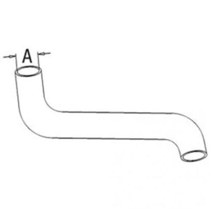 Bethesda Industrial Radiator Hose - Upper fits Massey Ferguson 180 506380M1