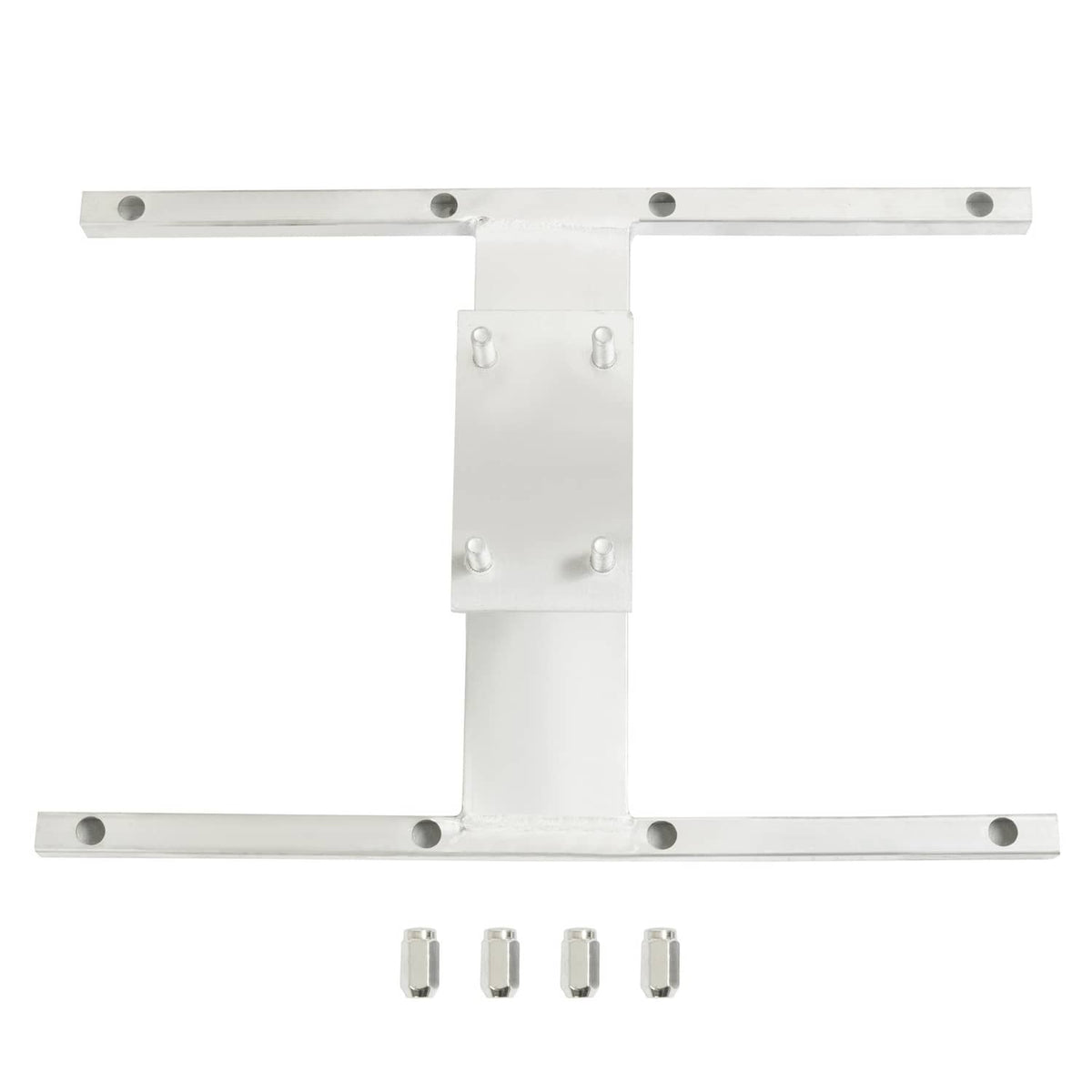 Bethesda Industrial Aluminum H-Mount Trailer Spare Tire Carrier For 6-Lug Wheels w/Mounting Hardware