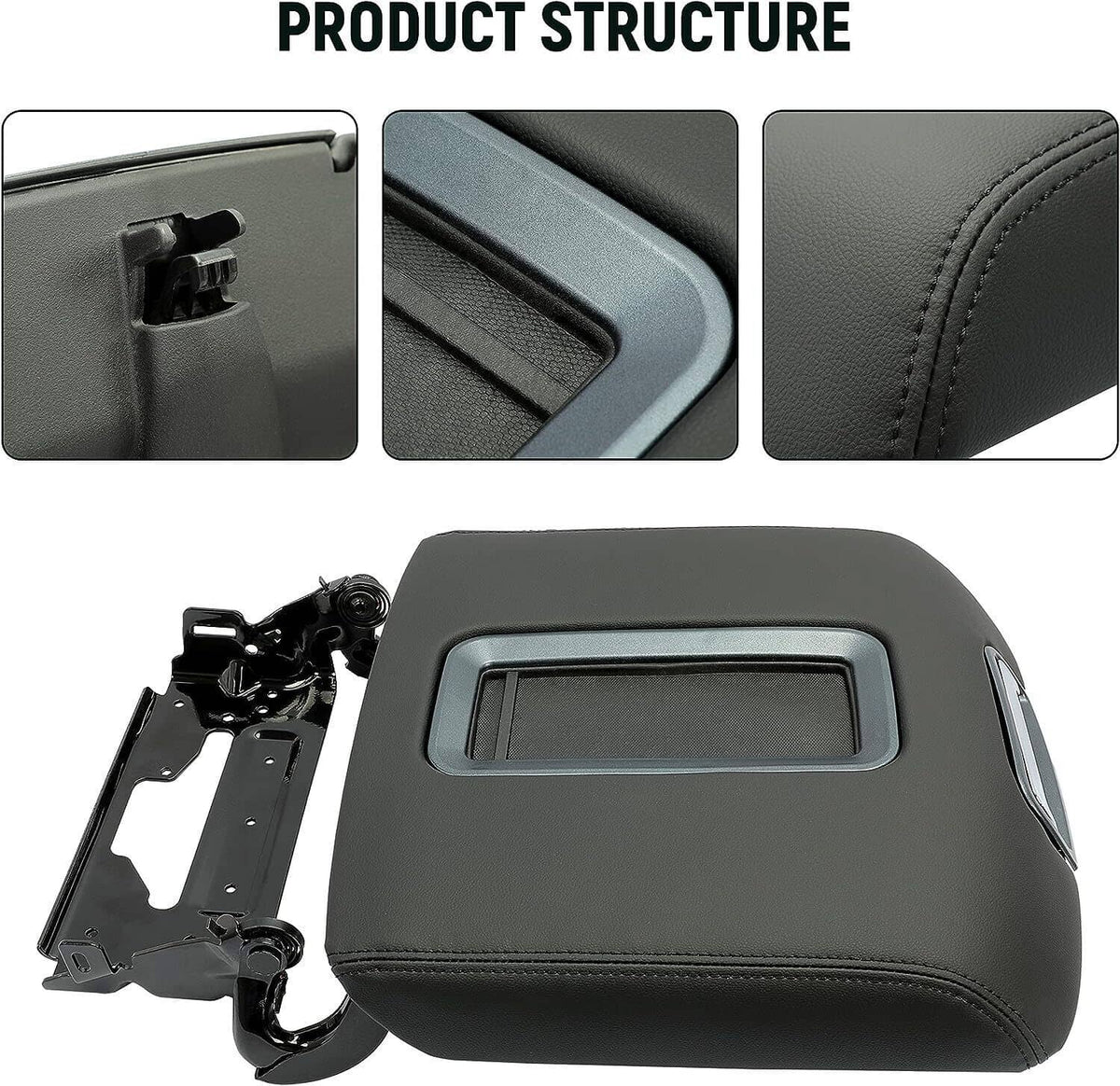 Bethesda Industrial New Leather Center Console Armrest Lid For 2015-2019 Chevrolet Tahoe  0227083AA
