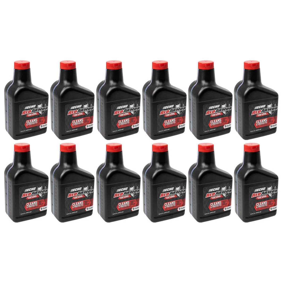 Bethesda Industrial 12PK Echo 6550005 Red Armor 2 Cycle Oil 5 Gallon Mix 50:1 12.8 oz