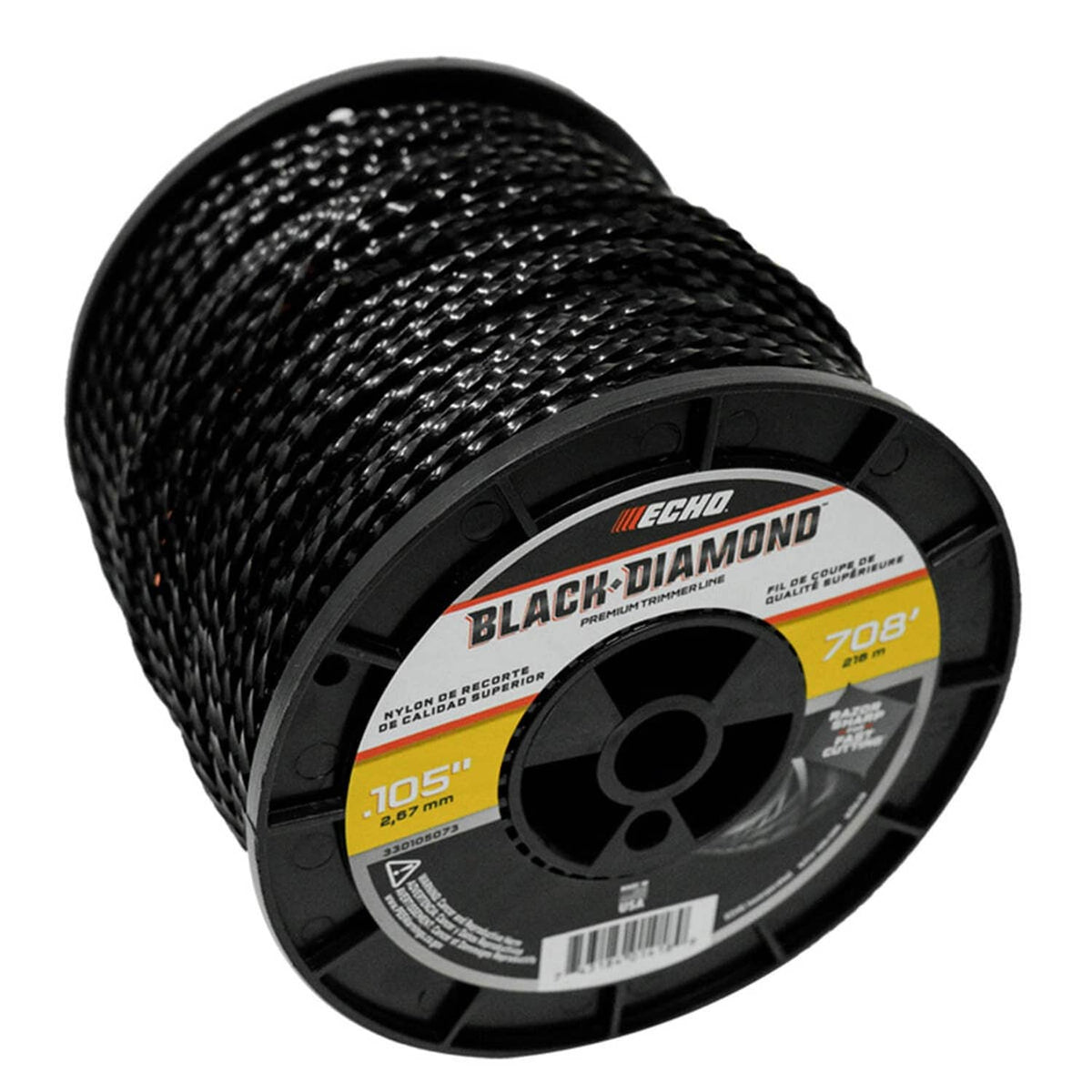 Bethesda Industrial (2) 3 lbs OEM Echo 330105073 .105 Black Diamond Trimmer Line 708 ft. Spool