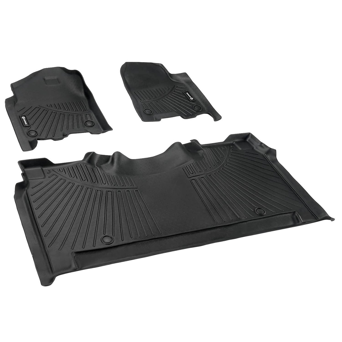 Bethesda Industrial Floor Mats for 2019-2024 Dodge Ram 1500 Crew Cab New Body (NOT Classic Models)