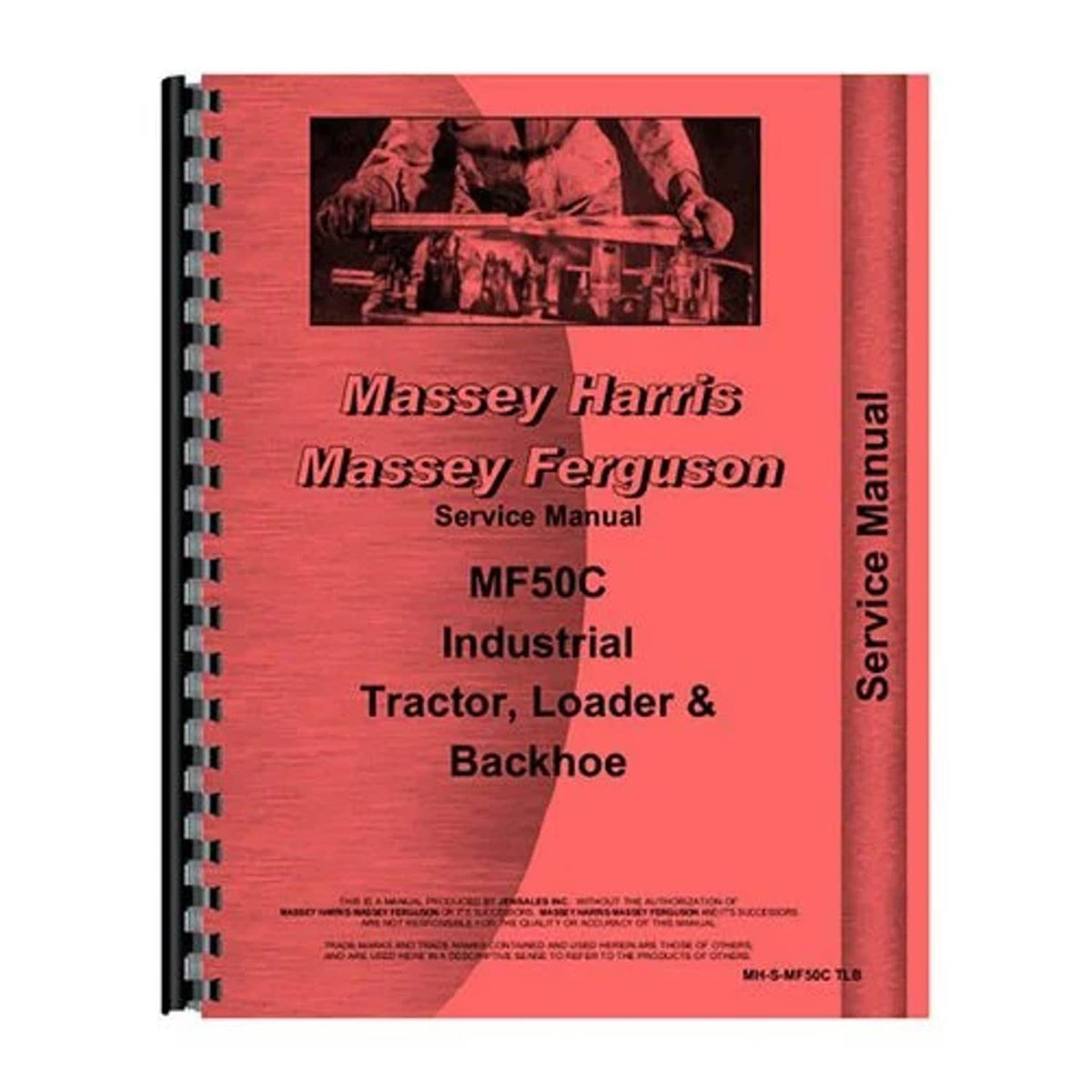 Bethesda Industrial Service Manual fits Massey Ferguson 50C 50D 50C 50D