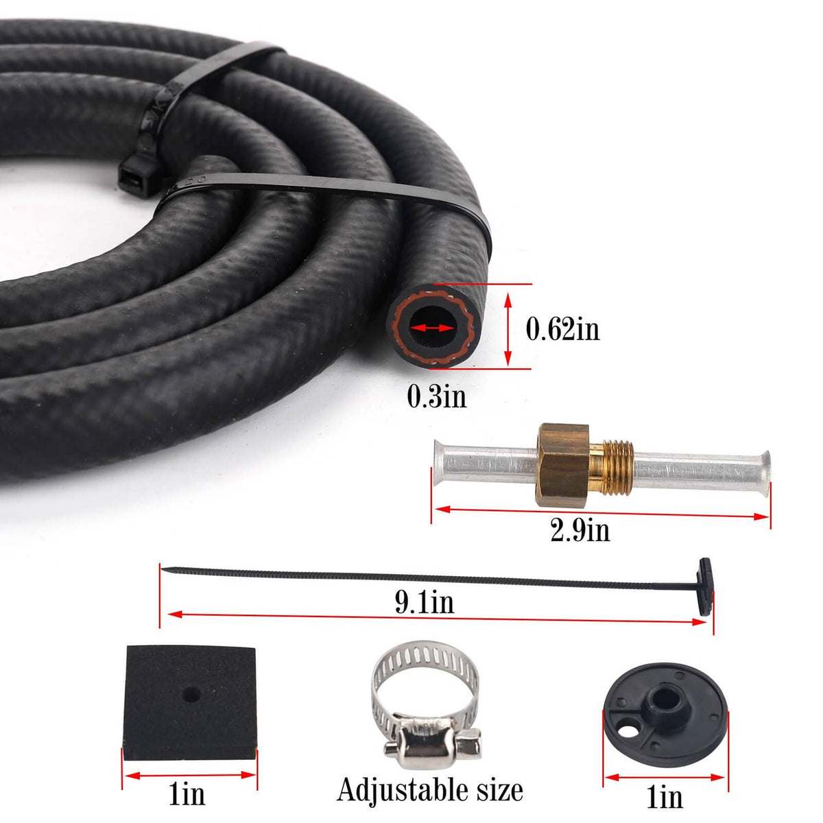 Bethesda Industrial Aluminum Transmission Oil Cooler + Hose /Mounting Kit 4 Row Radiator Auto-Manual