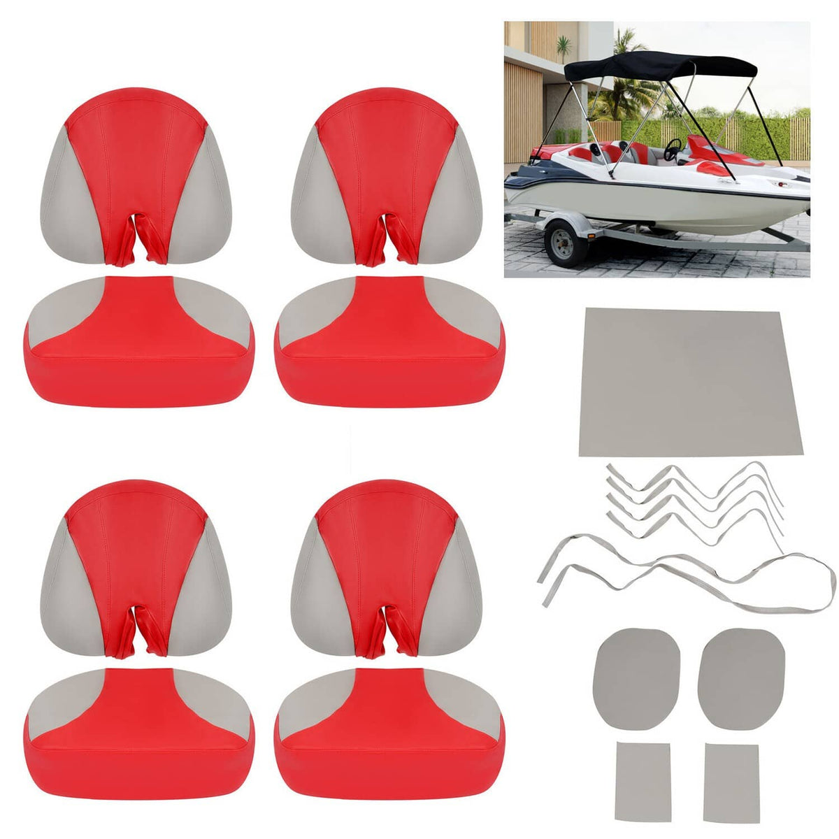 Bethesda Industrial Soft Set Seat Covers For Sea-Doo Speedster 150 (4-seat models) 2007-2011