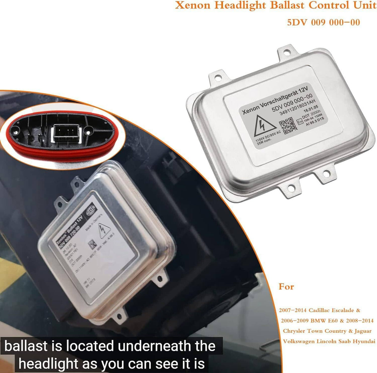 Bethesda Industrial Xenon Headlight Ballast Control Unit For 2007-2014 Cadillac Escalade 5DV00900000
