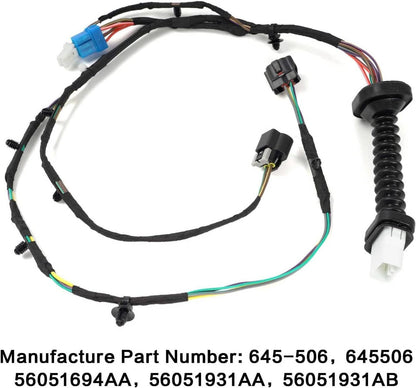 Bethesda Industrial Rear Door Wiring Harness For Dodge Ram MOPAR 56051694AA 56051931AA 56051931AB