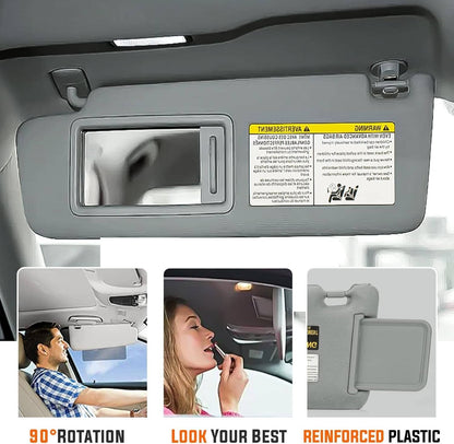 Bethesda Industrial Pair Sun Visor LH Driver & RH Passenger Side For 2005-2015 Toyota Tacoma Gray