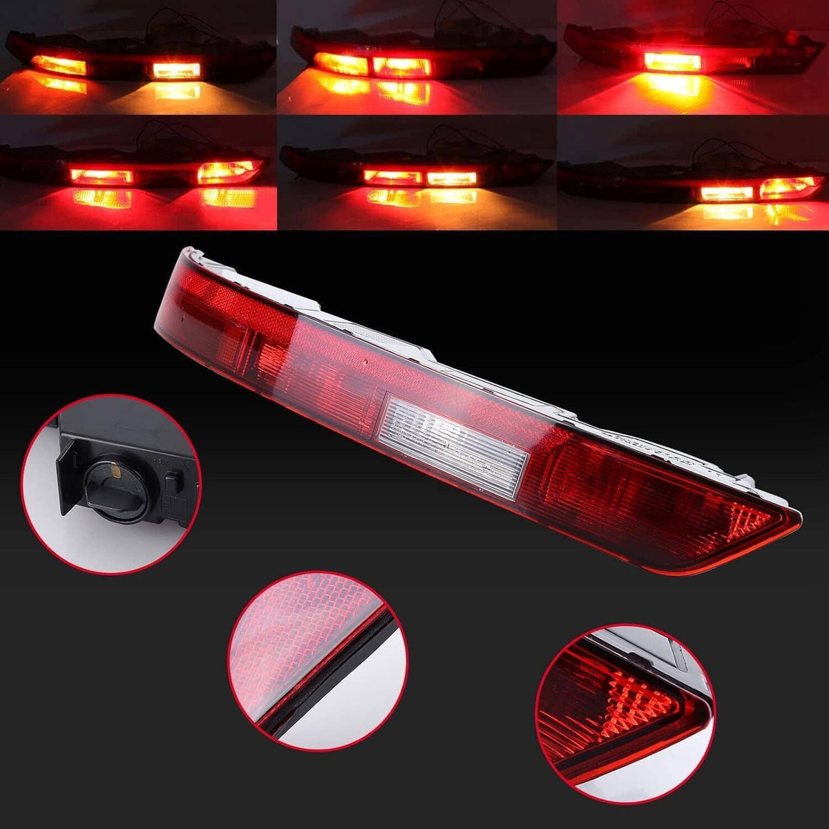 Bethesda Industrial Lower Tail Fog Brake Lamp Left Driver Rear Bumper Light For 18-21 Audi Q5 New