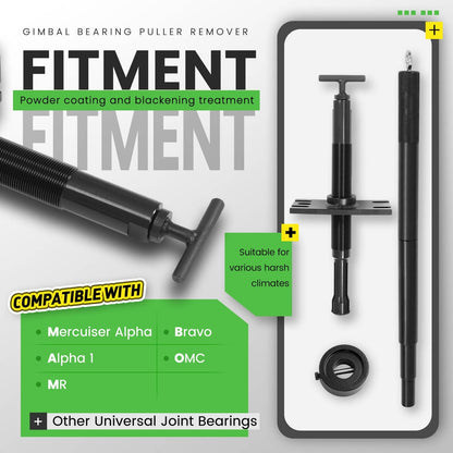 Bethesda Industrial BLK Gimbal Bearing Puller + Alignment Tool For Mercruiser Alpha Bravo MR OMC