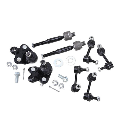 Bethesda Industrial Front Lower Control Arms Ball Joint Sway Bars Tie Rods For 2006-11 Honda Civic