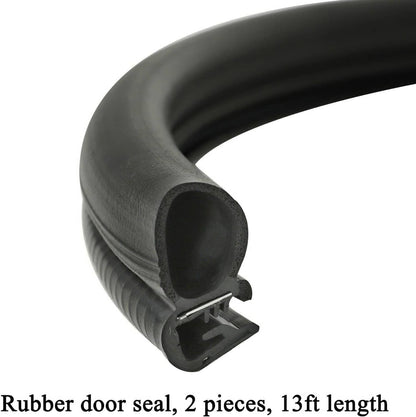 Bethesda Industrial Front Door Window Run Sweep Felts Weatherstrip Seals Kit for Chevy GMC Truck