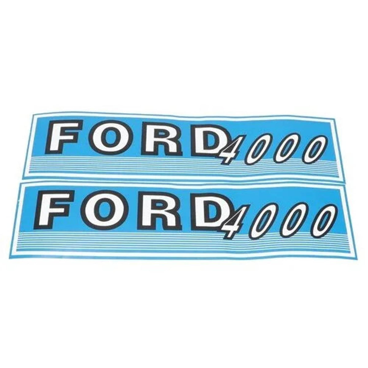Bethesda Industrial 4000 Hood Decal Set Jubilee Style Mylar fits Ford 4000