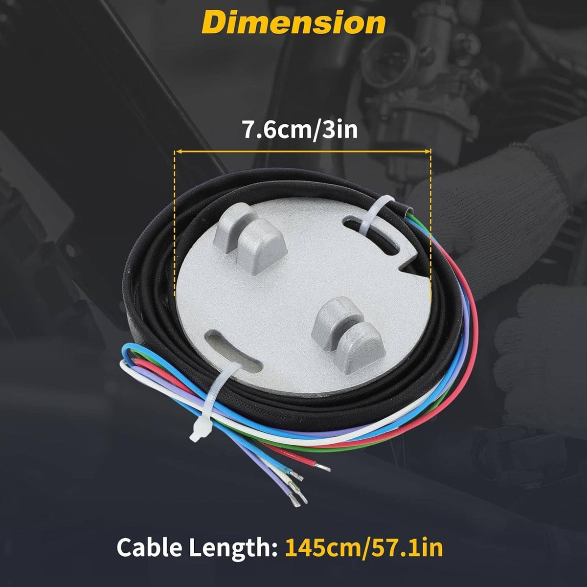 Bethesda Industrial For Harley Dyna Programmable Single Fire 53-644 Electronic Ignition Module