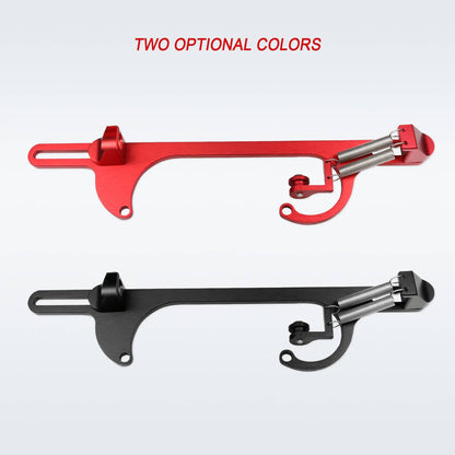 Bethesda Industrial Red Aluminum Throttle Cable Carb Bracket For 4150 4160 Carburetor 350 SBC