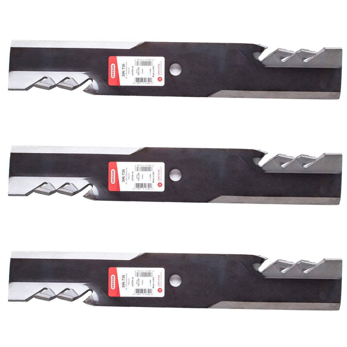 Bethesda Industrial 3PK Oregon 396-726 G6 Mower Blades for Wright 71490002 71440001 Toro 133-2134
