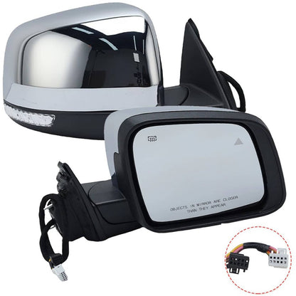 Bethesda Industrial Passenger Side Manual Fold Mirror Blind Spot For Jeep Grand Cherokee 2011-2022