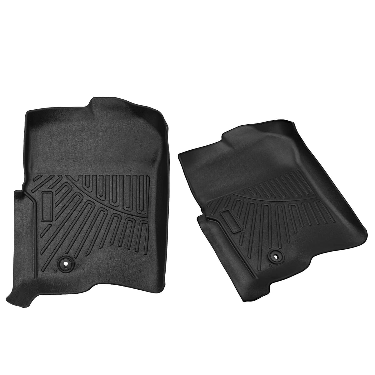 Bethesda Industrial Floor Mats 2 Row Liner Fit for 2004-2008 Ford F-150 SuperCrew Cab All Weather