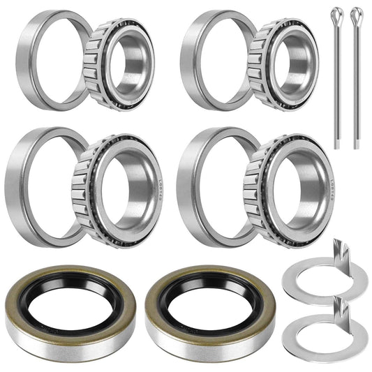 Bethesda Industrial 2 Set Trailer Bearing Kit Seals L44649/L44610, L68149/L68111 For 3500# Axle