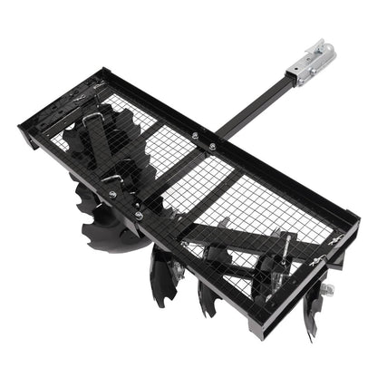 Bethesda Industrial Tow-Behind Notched Disc Harrow 4FT For ATV UTV Trailer Tilling W/ A 2" Towball