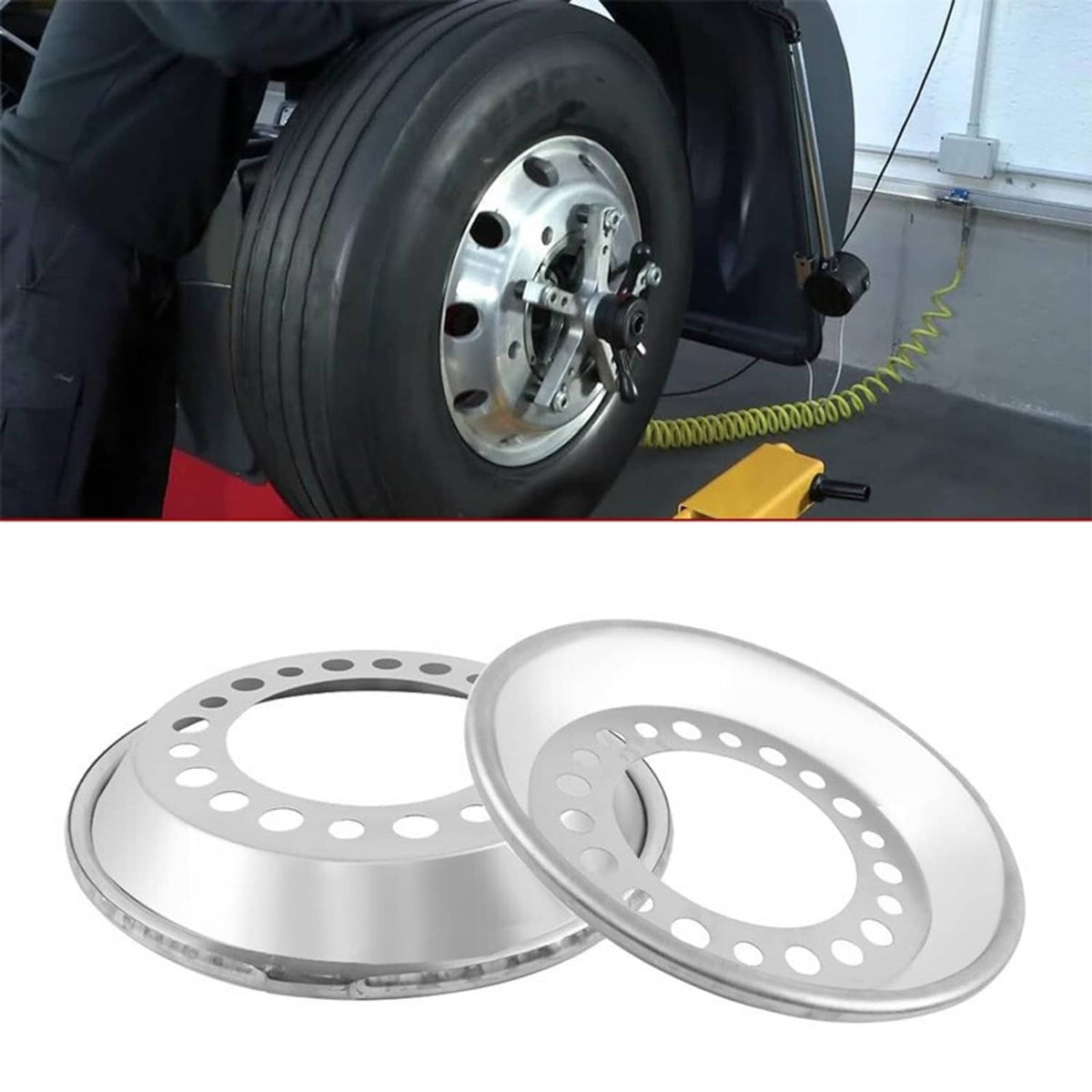 Bethesda Industrial 1 Pair Wheel Balancer 800-822 For 22.5-24.5" Wheel-Steer-Heavy Duty Truck