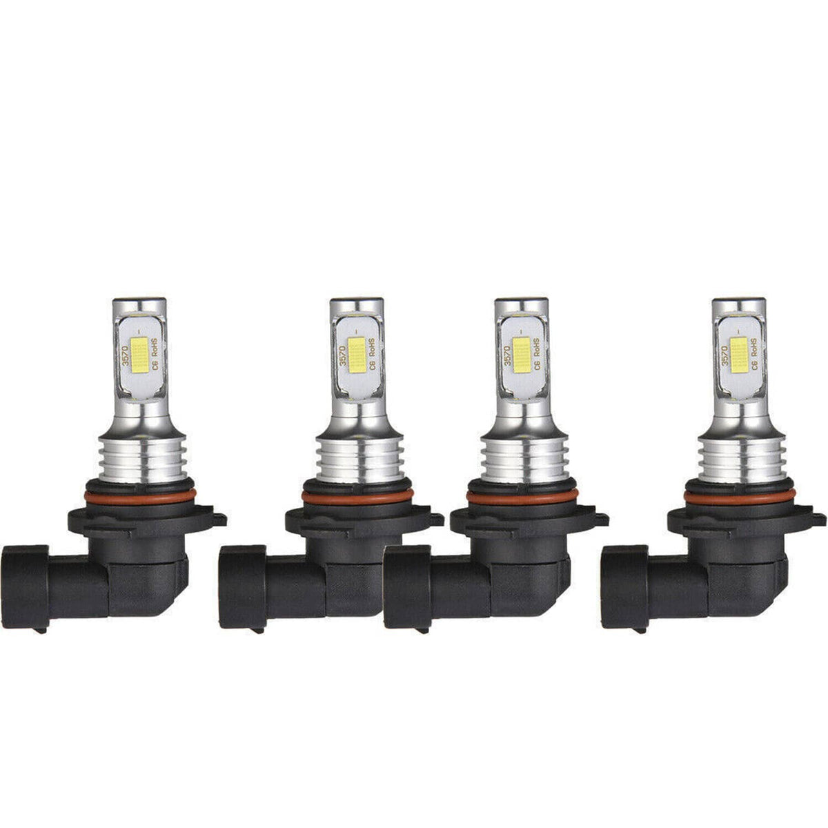 Bethesda Industrial 9005 9006 LED Headlights Kit Combo Bulbs 6500K High Low Beam Super White Bright