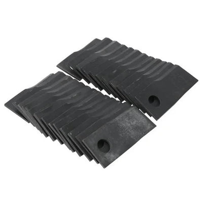 Bethesda Industrial Disc Mower Blade - Left Hand 25 Pack fits Fella SM165 SM215 SM240 122329