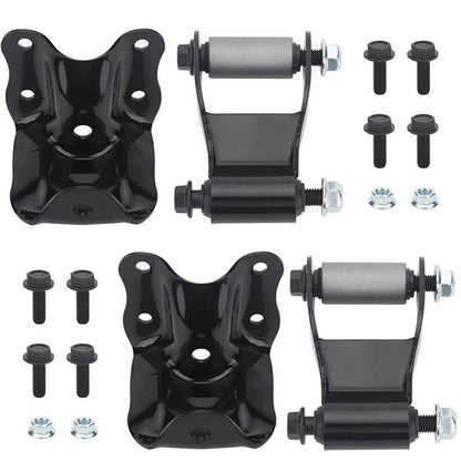 Bethesda Industrial 2x Rear Leaf Spring Rear Hanger Bracket and Shackle Kit for Ford Ranger Mazda