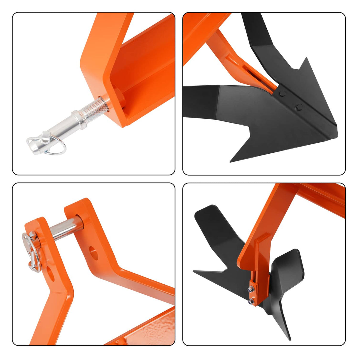 Bethesda Industrial Heavy Duty Steel  3-Point Quick Hitch Middle Buster For Category 1 Tractors